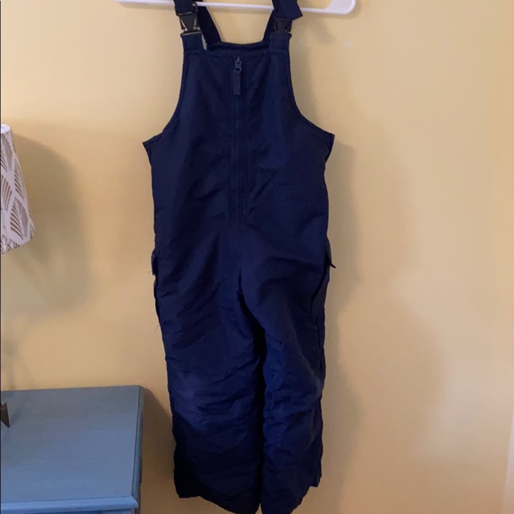 Talbots Kids Navy Bib snow pants size 6/7